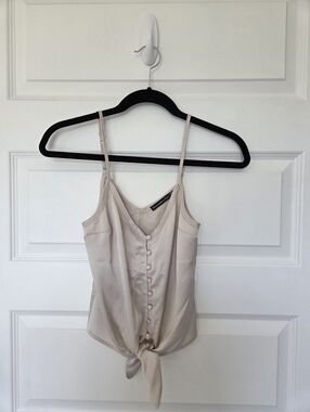 Abercrombie Tie Front Top